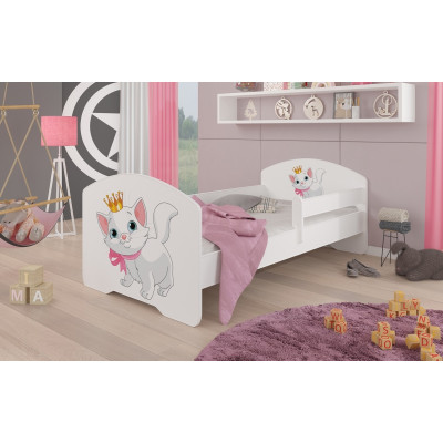 Łóżko PEPE + barierka J5 Kotek ADRK FURNITURE