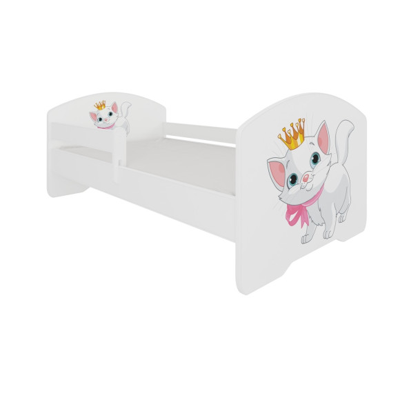 Łóżko PEPE + barierka J5 Kotek ADRK FURNITURE