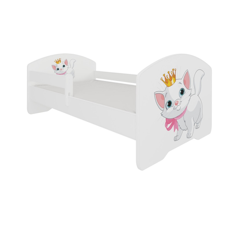 Łóżko PEPE + barierka J5 Kotek ADRK FURNITURE