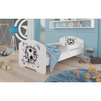 Łóżko PEPE + barierka J11 Piłka ADRK FURNITURE