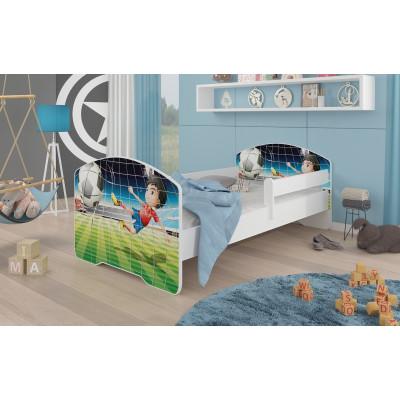 Łóżko PEPE + barierka J12 Piłkarz ADRK FURNITURE