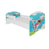 Łóżko PEPE + barierka J16 Samolot ADRK FURNITURE