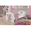 Łóżko PEPE + barierka J17 Słonik ADRK FURNITURE