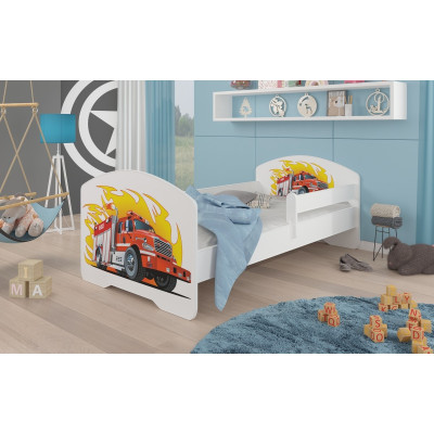 Łóżko PEPE + barierka J18 Straż ADRK FURNITURE