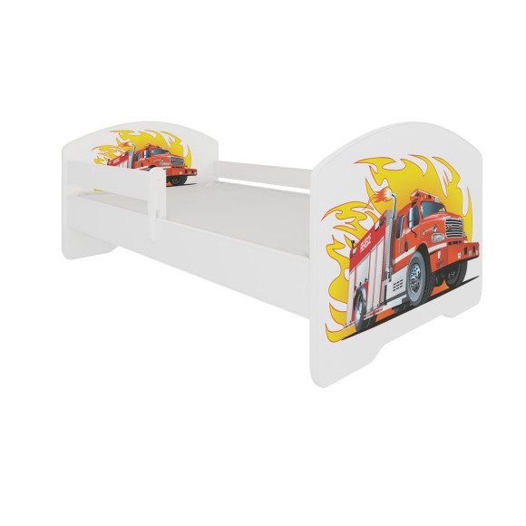 Łóżko PEPE + barierka J18 Straż ADRK FURNITURE