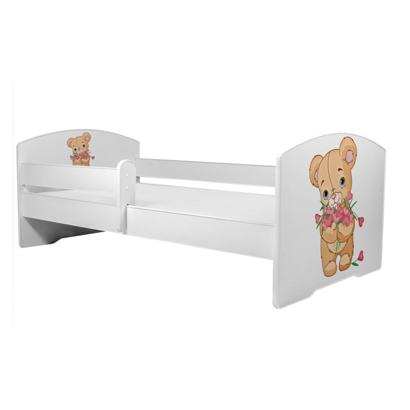 Łóżko PEPE + barierka J25 Misio ADRK FURNITURE
