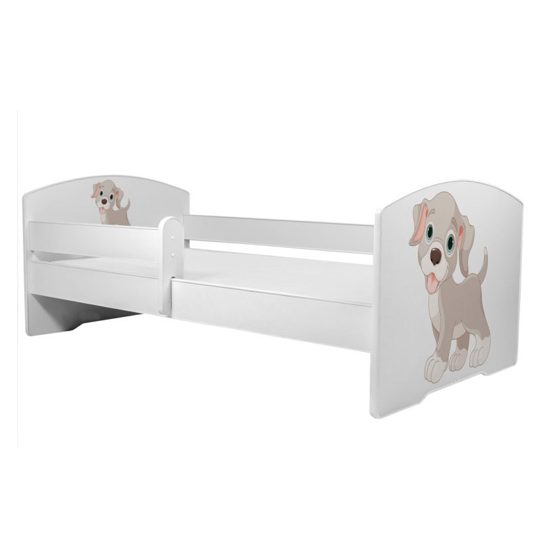 Łóżko PEPE + barierka J27 Piesek ADRK FURNITURE