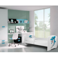 Łóżko PEPE + barierka J29 Rekin ADRK FURNITURE