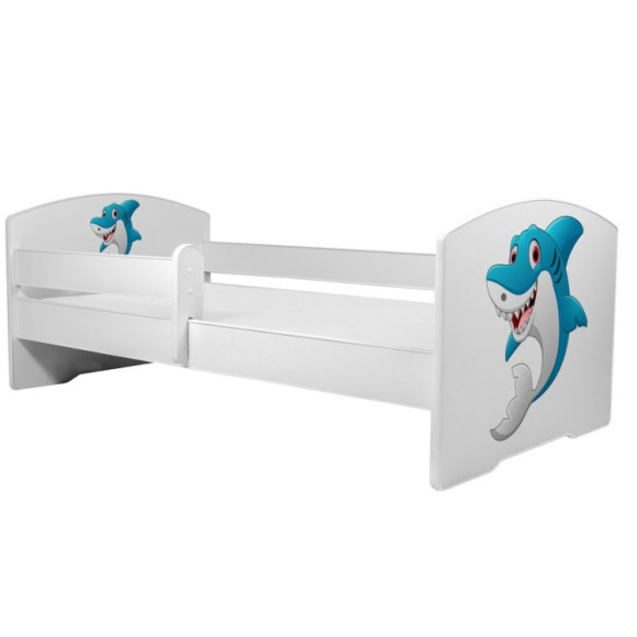 Łóżko PEPE + barierka J29 Rekin ADRK FURNITURE