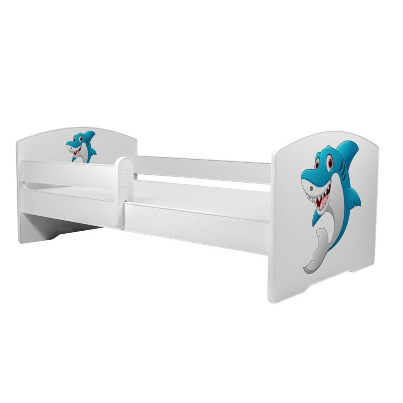 Łóżko PEPE + barierka J29 Rekin ADRK FURNITURE