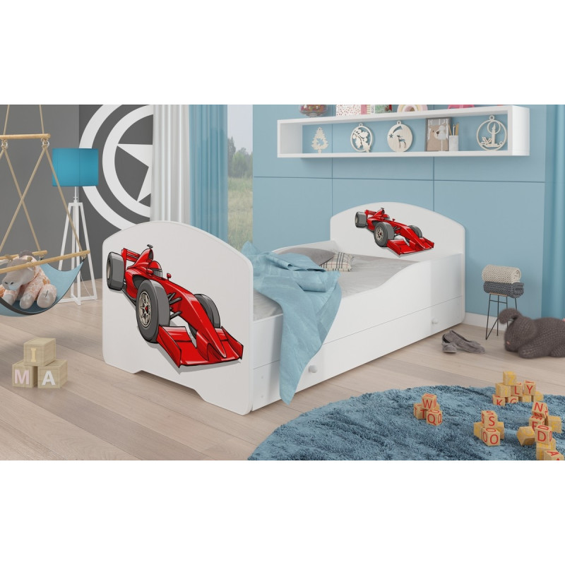Łóżko PEPE + barierka J4 Formuła ADRK FURNITURE