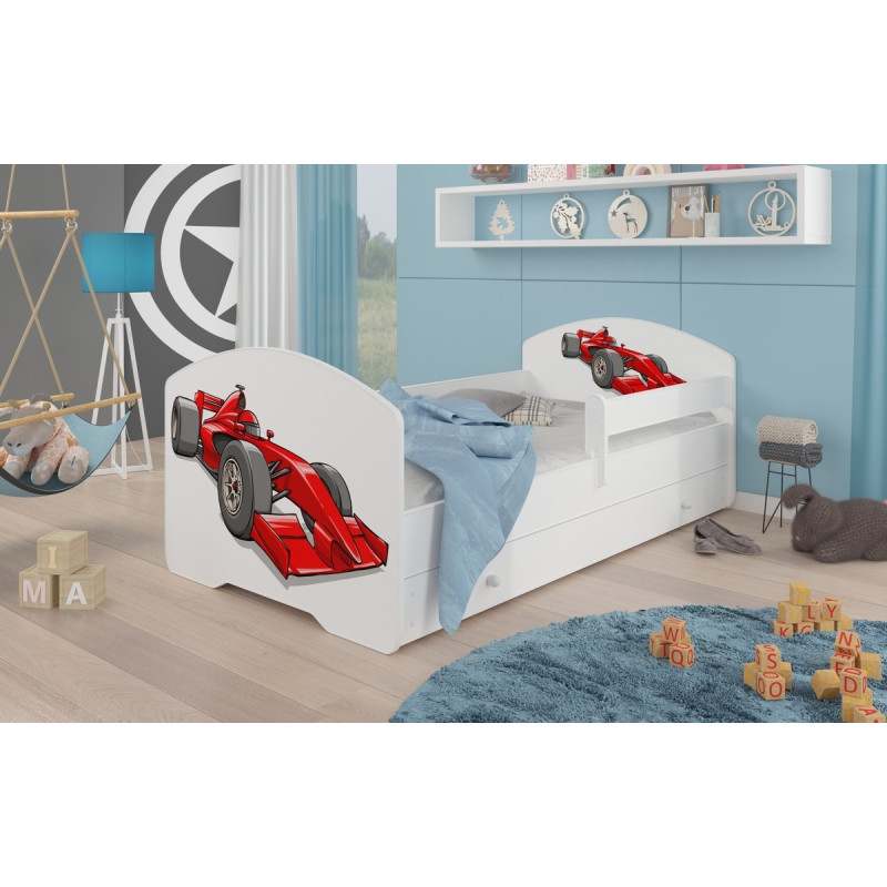 Łóżko PEPE + barierka J4 Formuła ADRK FURNITURE
