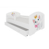 Łóżko PEPE + barierka J5 Kotek ADRK FURNITURE