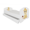 Łóżko PEPE + barierka J6 Lew ADRK FURNITURE Łóżko PEPE + barierka J6 Lew ADRK FURNITURE