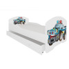 Łóżko PEPE + barierka J13 Policja ADRK FURNITURE