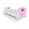 Łóżko PEPE + barierka J14 Princessa ADRK FURNITURE