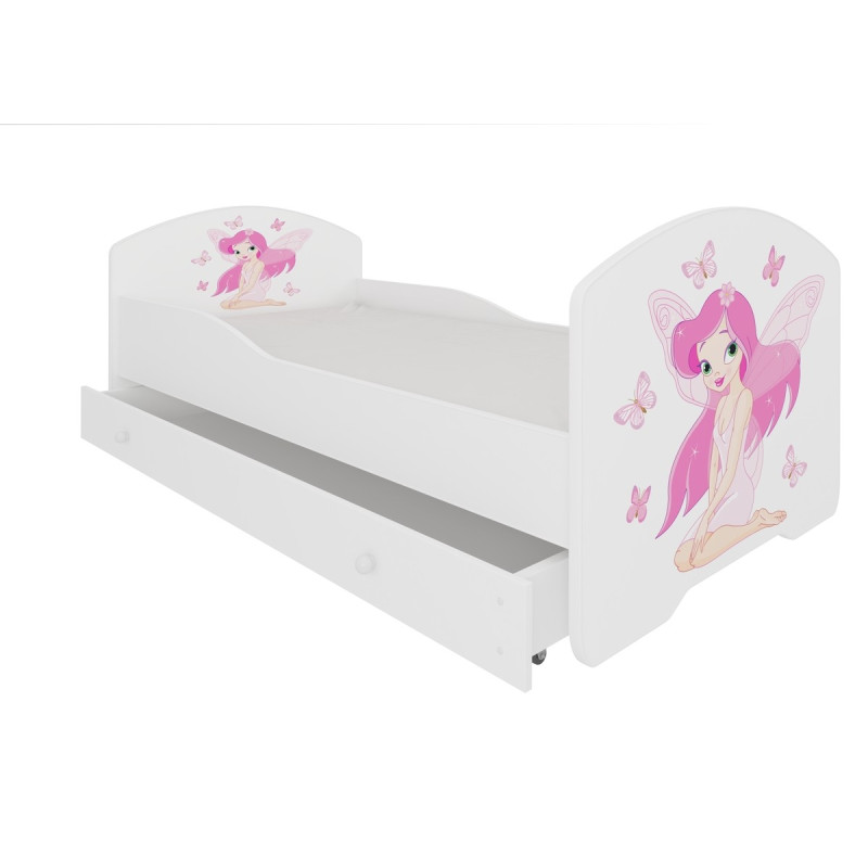 Łóżko PEPE + barierka J15 Rusałka ADRK FURNITURE