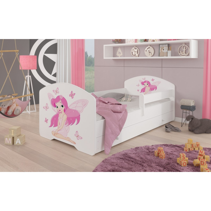 Łóżko PEPE + barierka J15 Rusałka ADRK FURNITURE