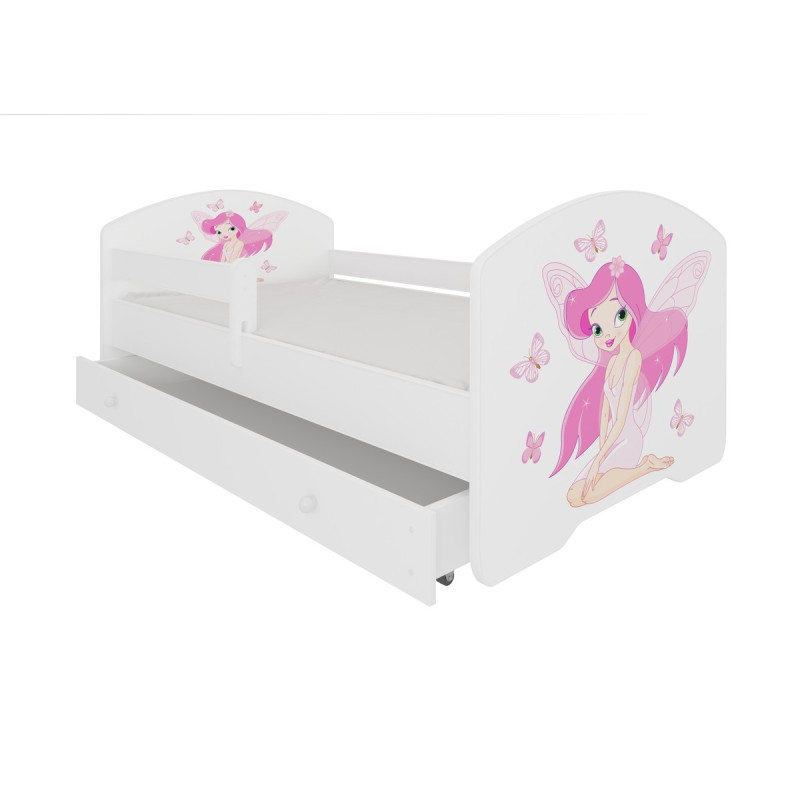 Łóżko PEPE + barierka J15 Rusałka ADRK FURNITURE