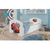 Łóżko PEPE + barierka J19 AutoZygzak ADRK FURNITURE