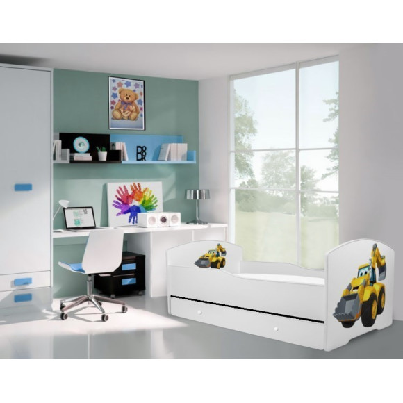 Łóżko PEPE + barierka J22 Kopara ADRK FURNITURE