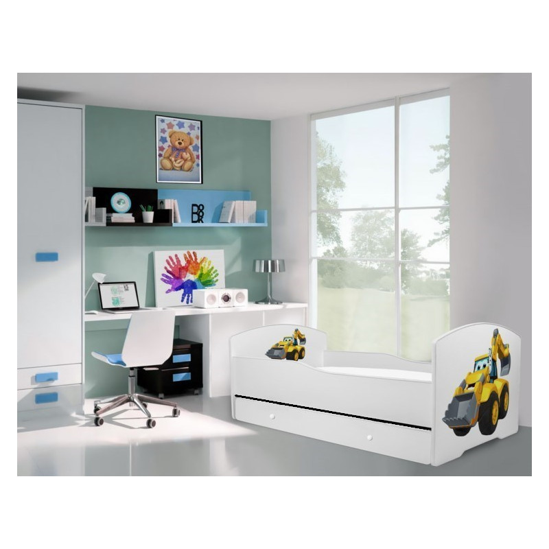 Łóżko PEPE + barierka J22 Kopara ADRK FURNITURE