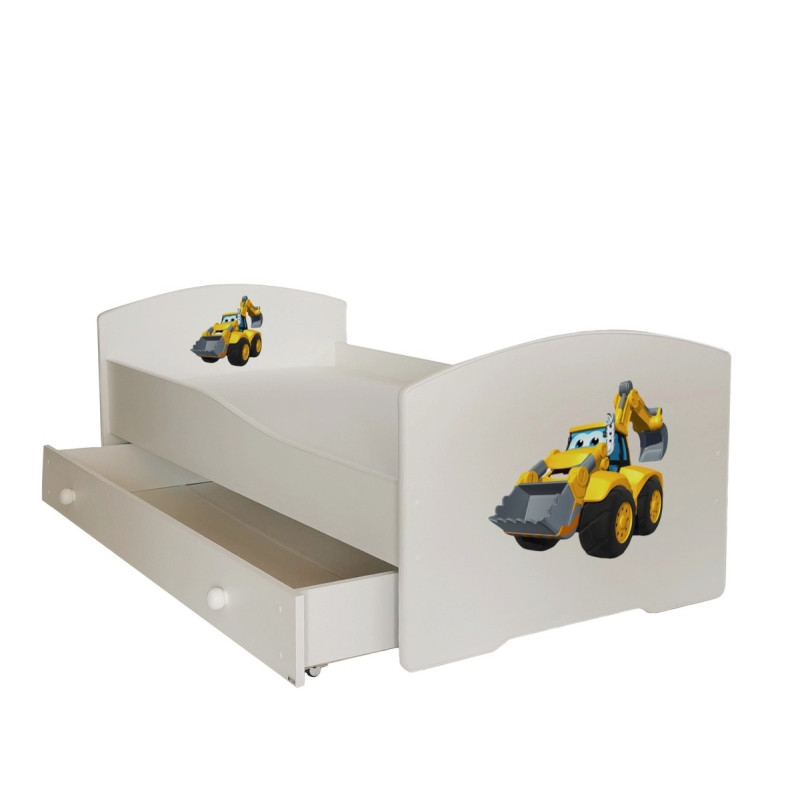 Łóżko PEPE + barierka J22 Kopara ADRK FURNITURE