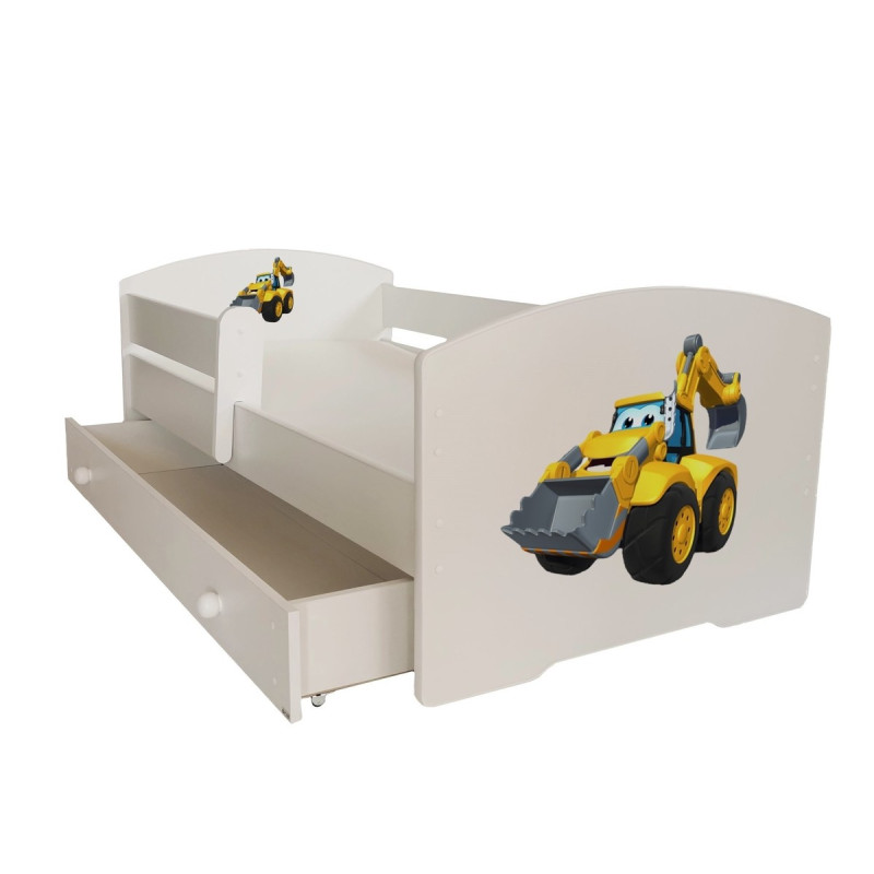 Łóżko PEPE + barierka J22 Kopara ADRK FURNITURE