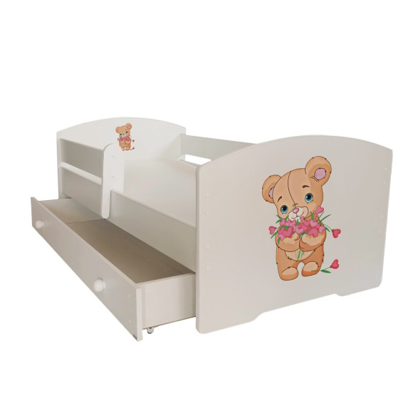 Łóżko PEPE + barierka J25 Misio ADRK FURNITURE
