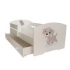 Łóżko PEPE + barierka J27 Piesek ADRK FURNITURE