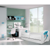 Łóżko PEPE + barierka J29 Rekin ADRK FURNITURE