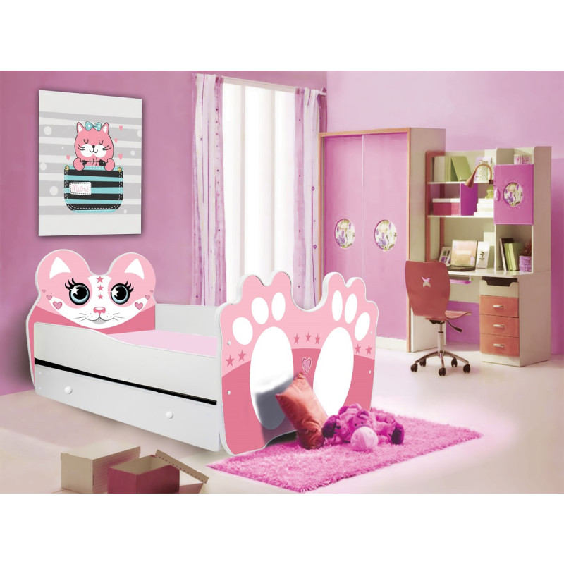 Łóżko BEAR Niedźwiedź Różowy ADRK FURNITURE