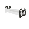 Łóżko BEAR Niedźwiedź Czarny ADRK FURNITURE