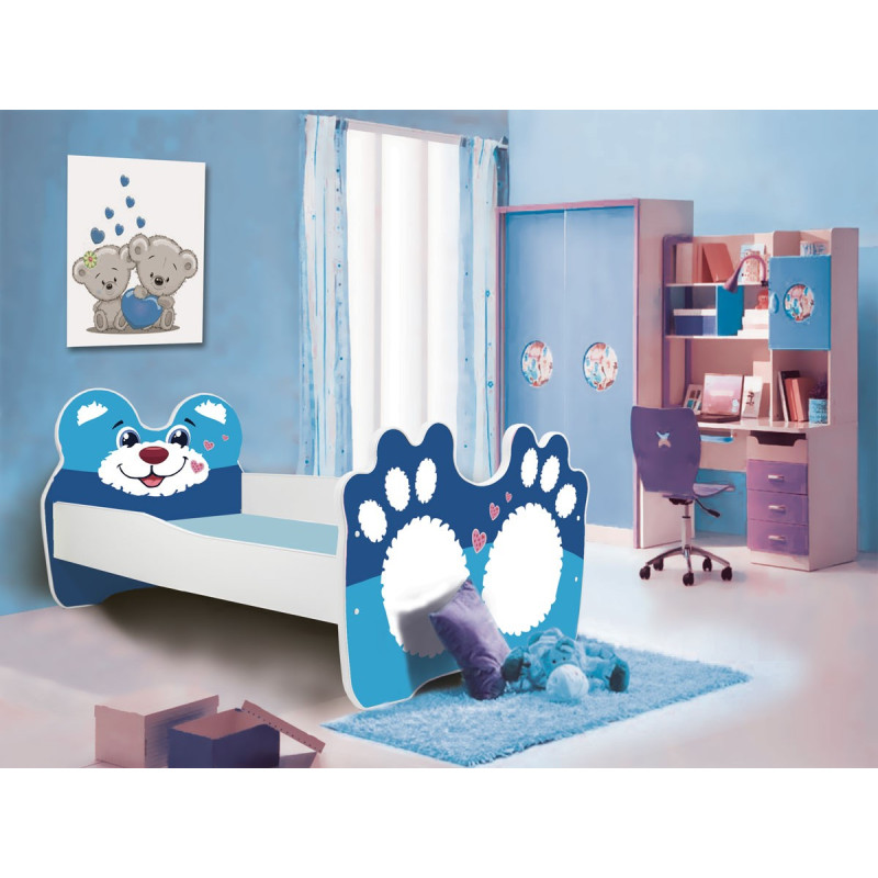 Łóżko BEAR Niedźwiedź Niebieski ADRK FURNITURE