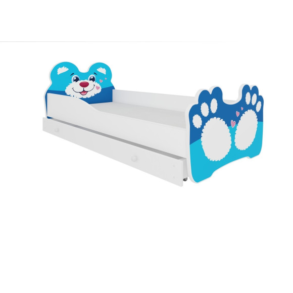 Łóżko BEAR Niedźwiedź Niebieski ADRK FURNITURE