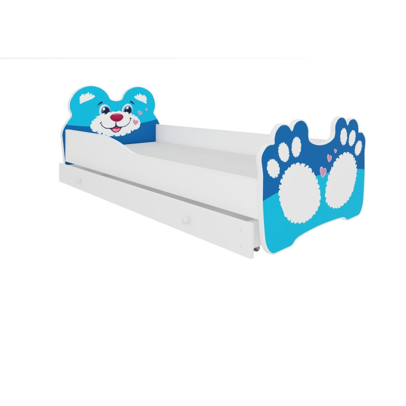 Łóżko BEAR Niedźwiedź Niebieski ADRK FURNITURE