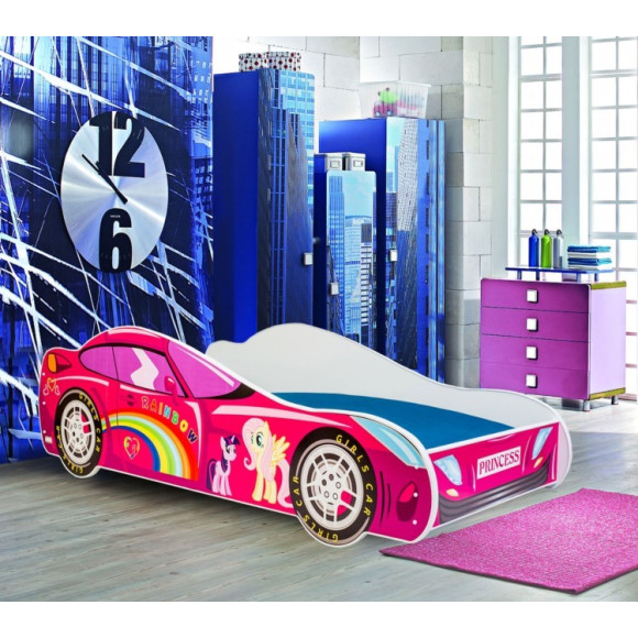 Łóżko AUTO RÓŻOWE ADRK FURNITURE