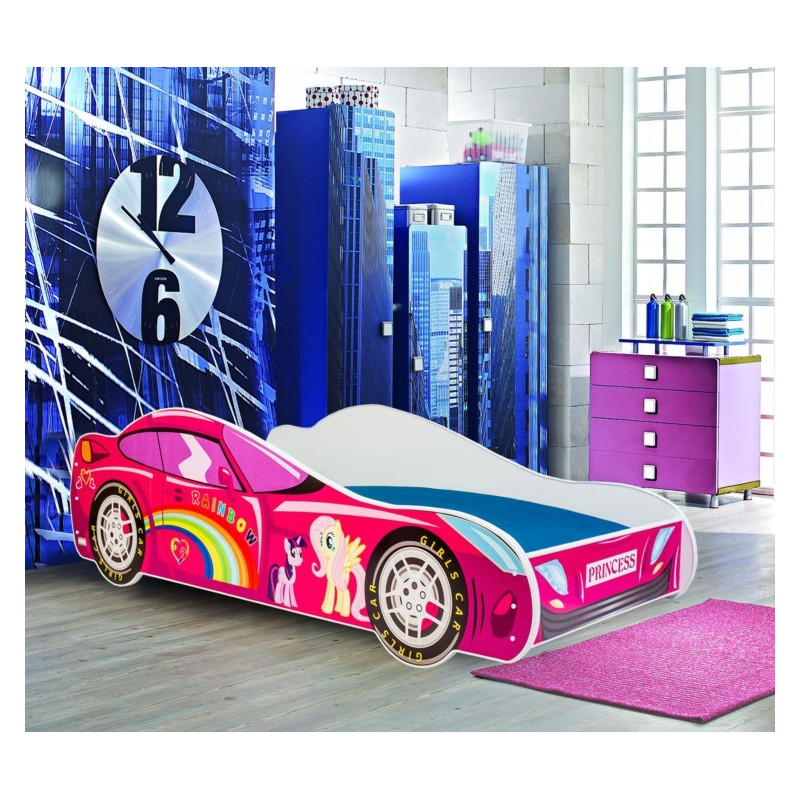 Łóżko AUTO RÓŻOWE ADRK FURNITURE