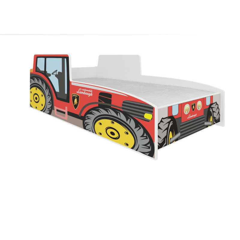 Łóżko TRAKTOR CZERWONY ADRK FURNITURE