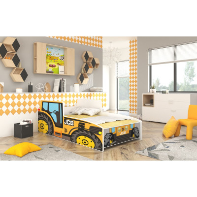 Łóżko TRAKTOR ŻÓŁTY ADRK FURNITURE