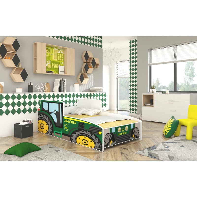 Łóżko TRAKTOR ZIELONY ADRK FURNITURE