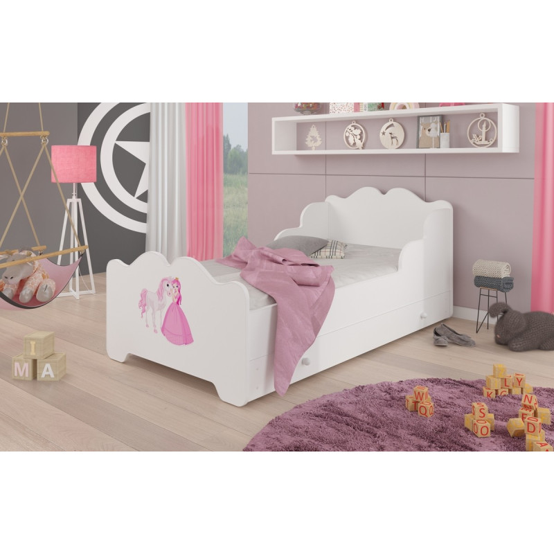 Łóżko XIMENA Księżniczka Koń ADRK FURNITURE