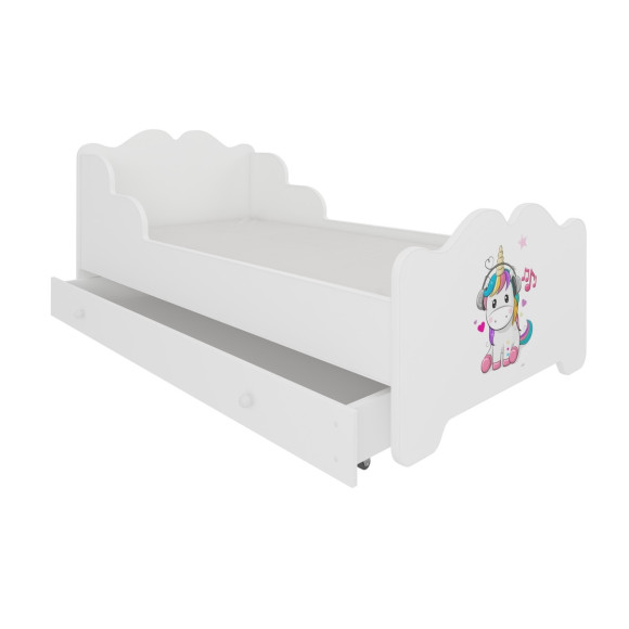 Łóżko XIMENA Jednorożec Muzyka ADRK FURNITURE