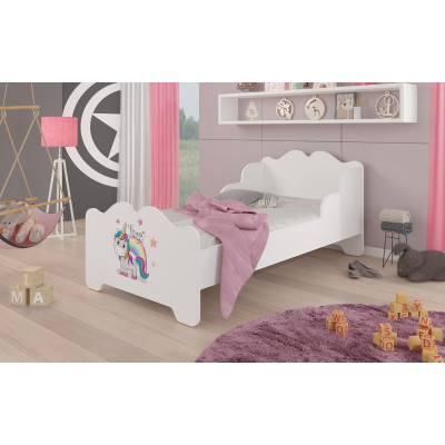 Łóżko XIMENA Jednorożec Tęcza ADRK FURNITURE