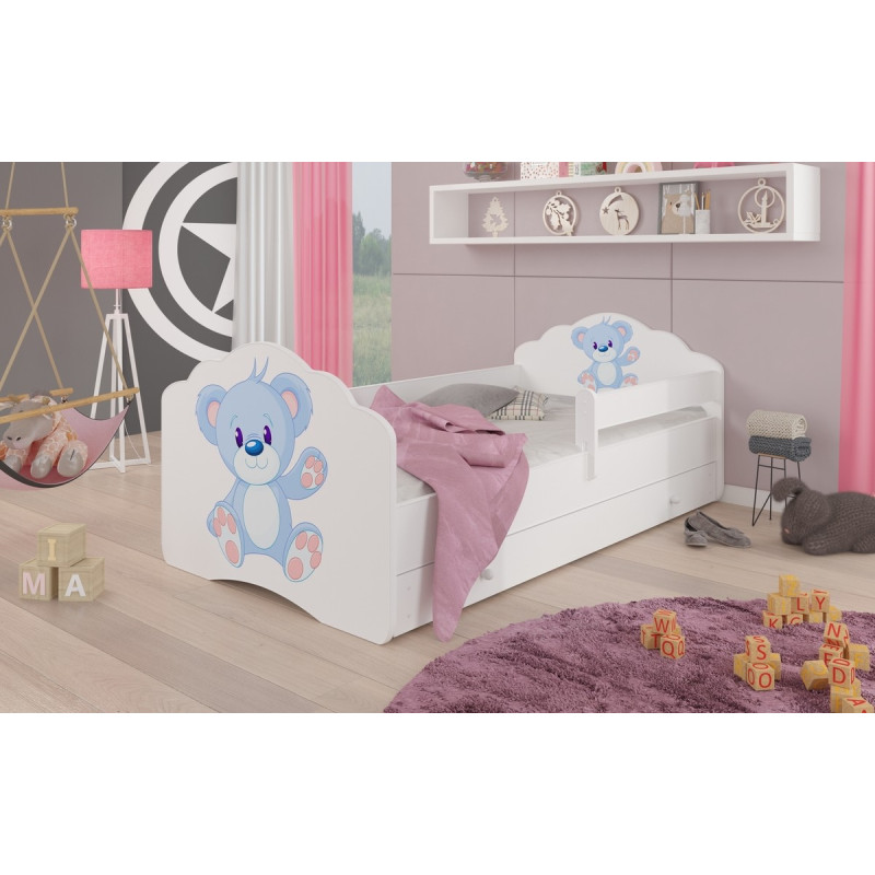 Łóżko CASIMO Niebieski Miś ADRK FURNITURE