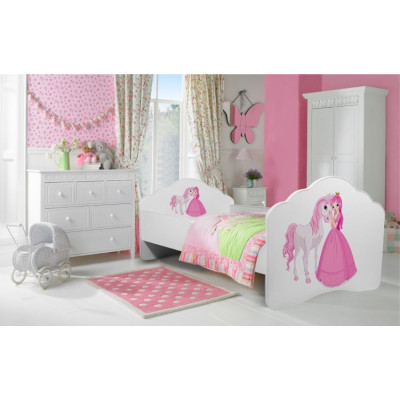 Łóżko CASIMO Księżniczka Koń ADRK FURNITURE