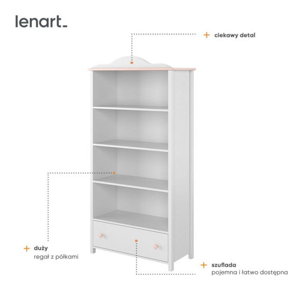 Regał LUNA LN-02 DIG-NET LENART Regał LUNA LN-02 DIG-NET LENART