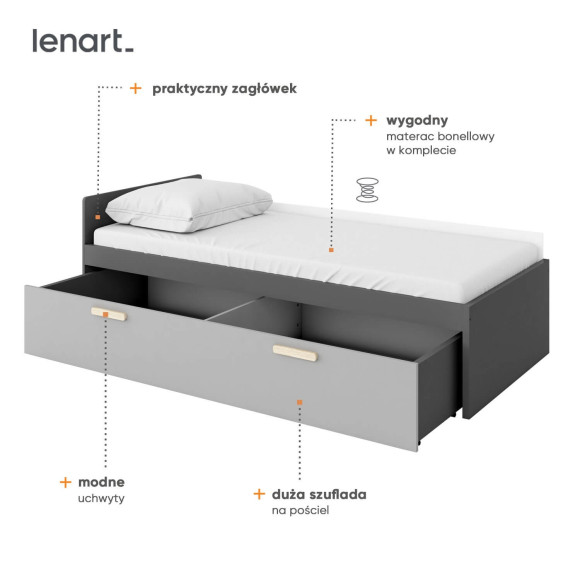 Łóżko POK PO-13 DIG-NET LENART Łóżko POK PO-13 DIG-NET LENART