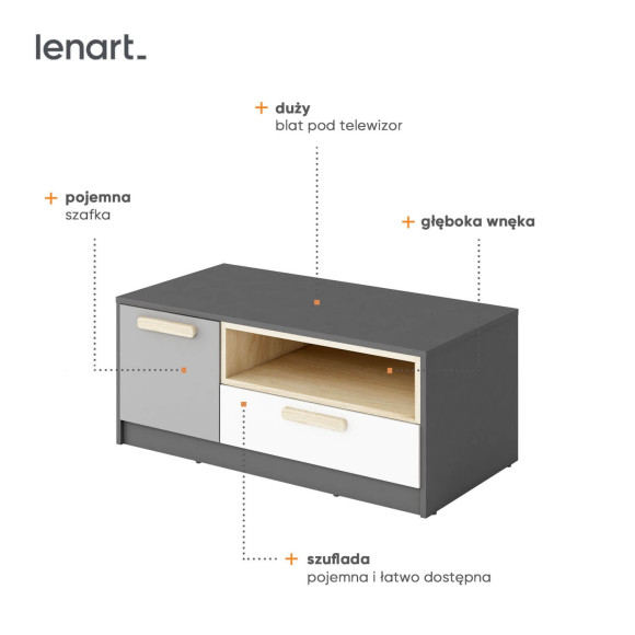 Szafka rtv POK PO-11 DIG-NET LENART Szafka rtv POK PO-11 DIG-NET LENART