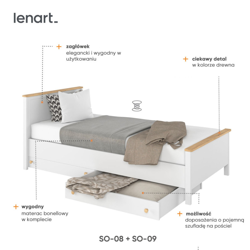 Łóżko STORY SO-08 DIG-NET LENART
